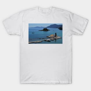 Vlacherna Church. Island of Corfu, Greece T-Shirt